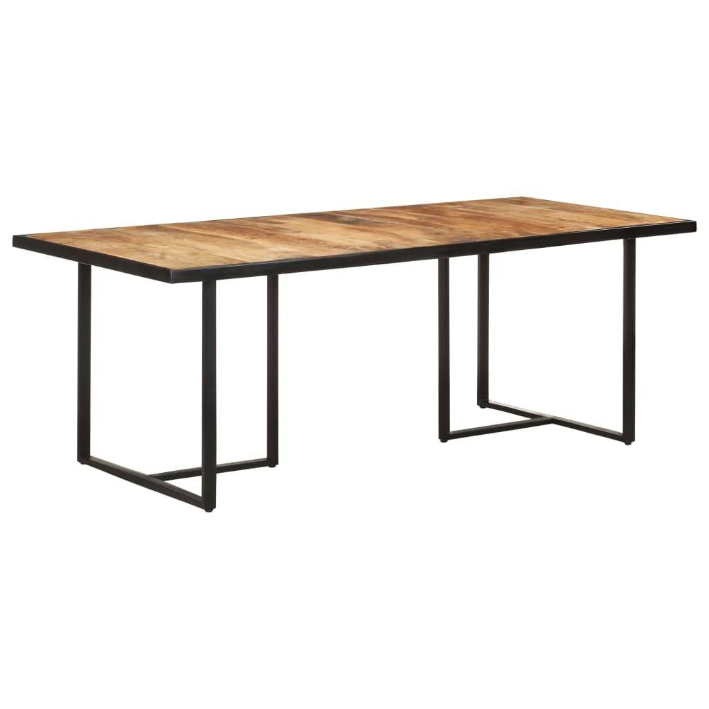 Esstisch 200 cm Raues Mangoholz-0