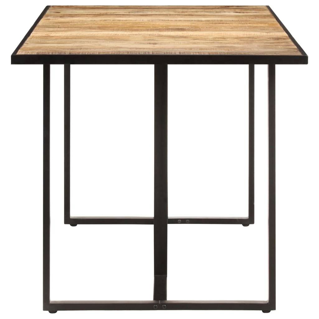Esstisch 180 cm Raues Mangoholz-1