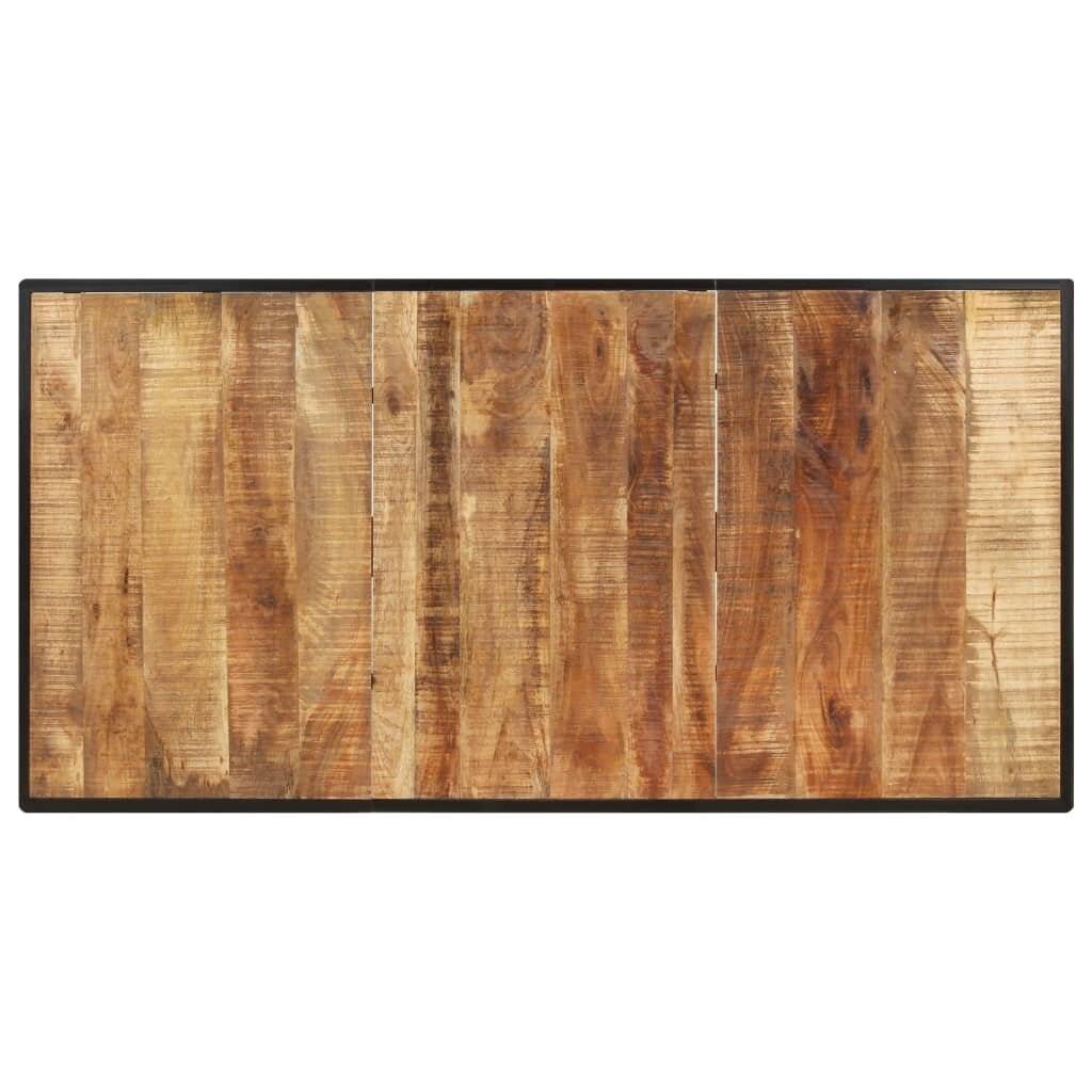 Esstisch 200 cm Raues Mangoholz-4
