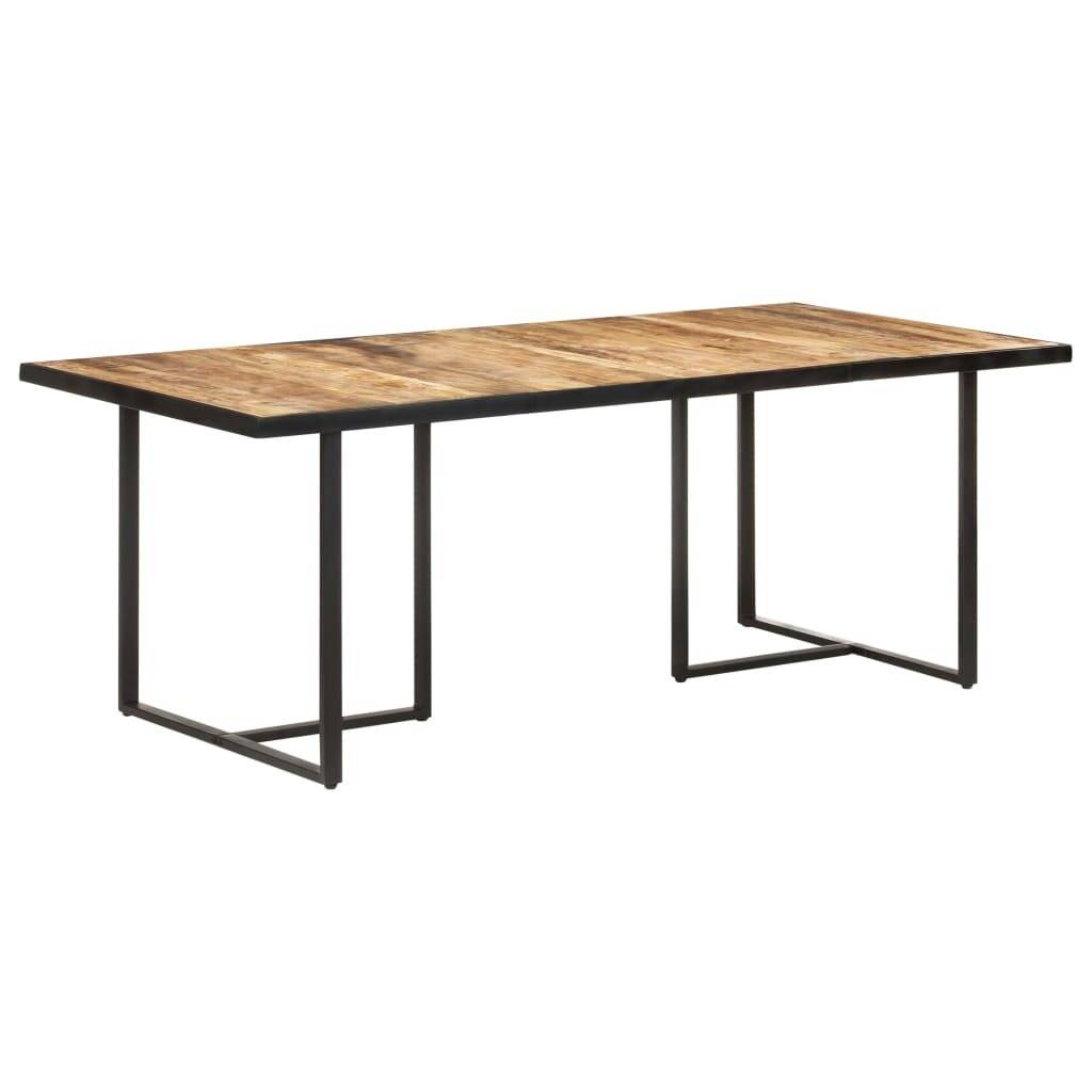 Symbolbild für Esstisch 200 cm Raues Mangoholz