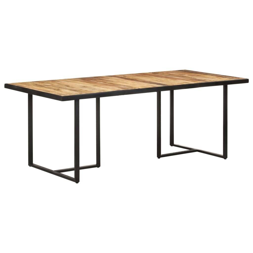 Symbolbild für Esstisch 200 cm Raues Mangoholz