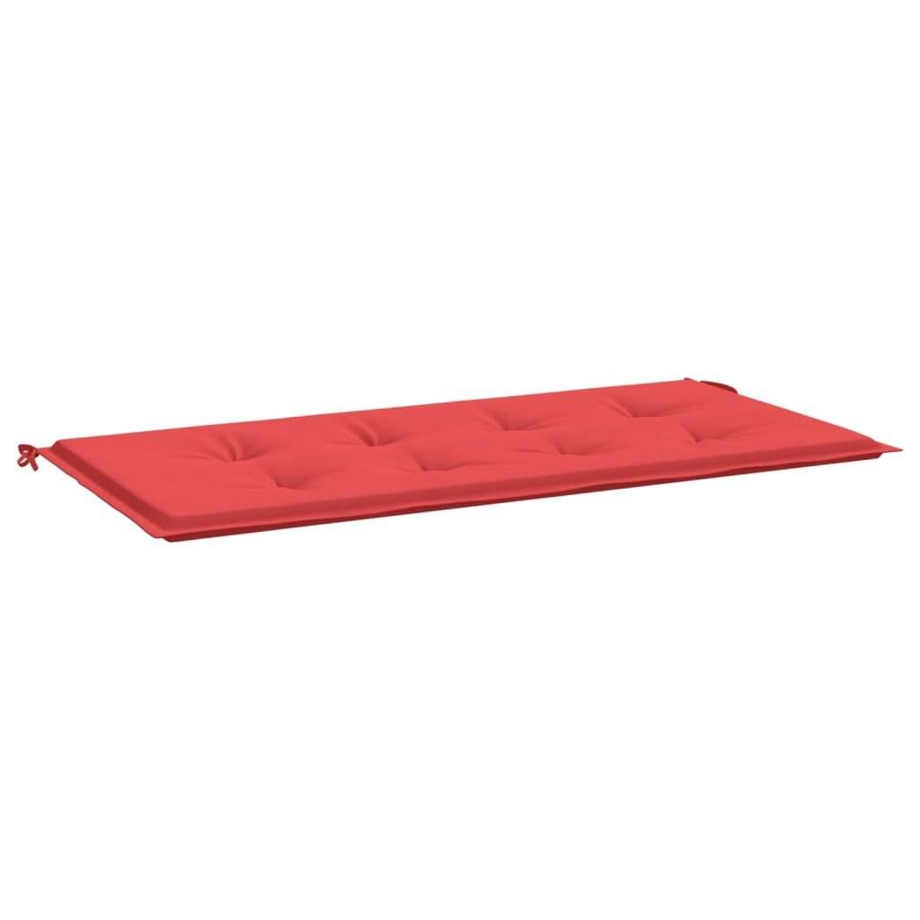 Gartenbank-Auflage Rot 100x50x3 cm Oxford-Gewebe-1