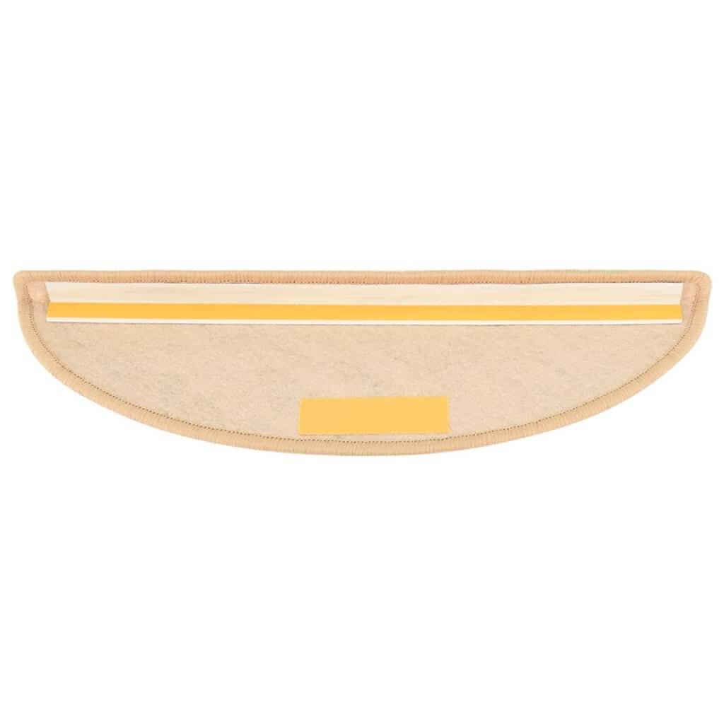 Treppenmatten Selbstklebend Sisal 15 Stk. 56x20 cm Hellbeige-4