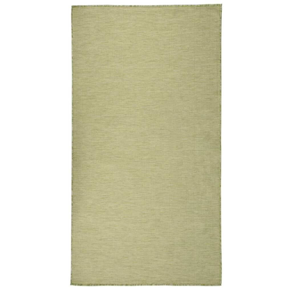 Outdoor-Teppich Flachgewebe 80x150 cm Grün-0