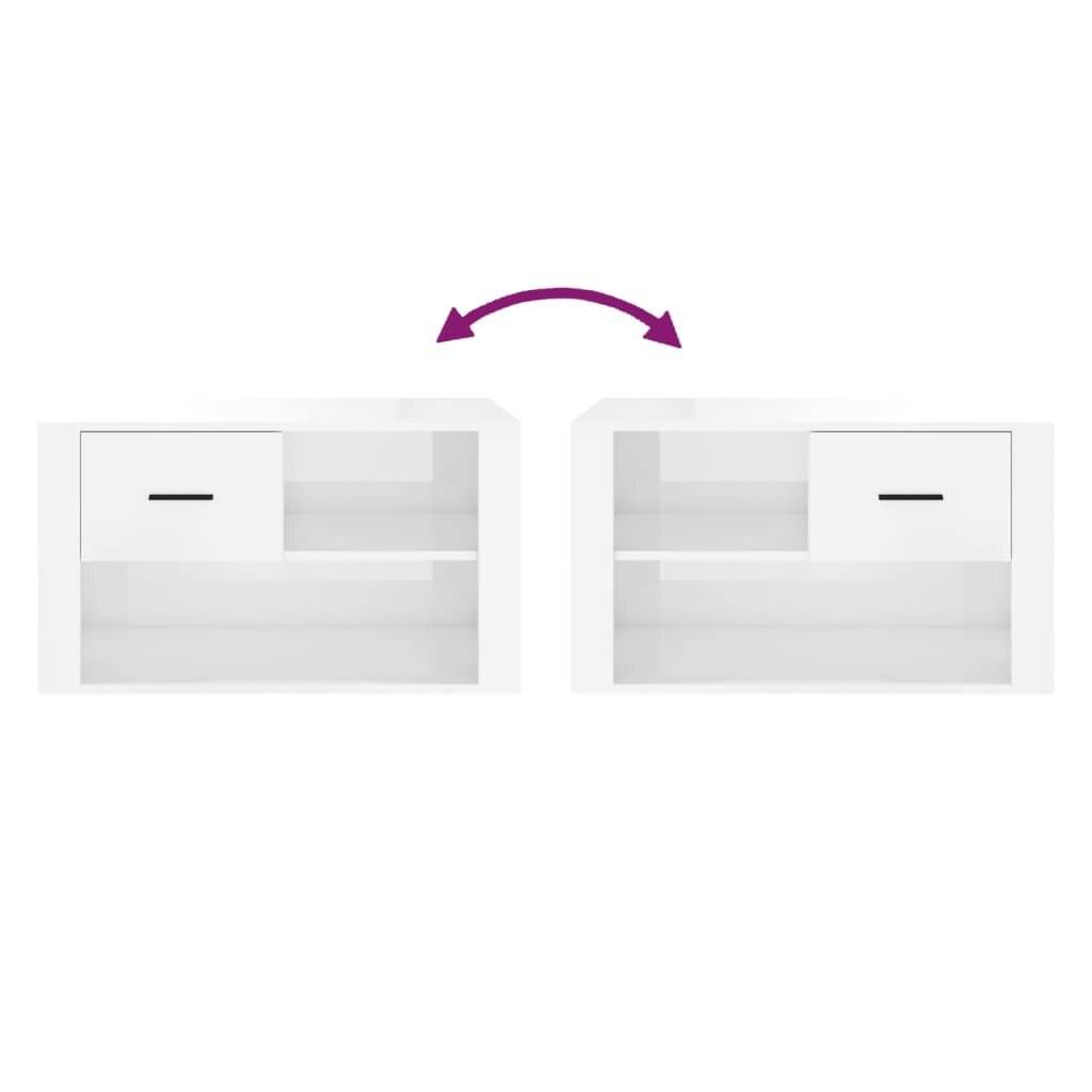 Schuhschrank Hochglanz-Weiß 80x35x45 cm Holzwerkstoff-6