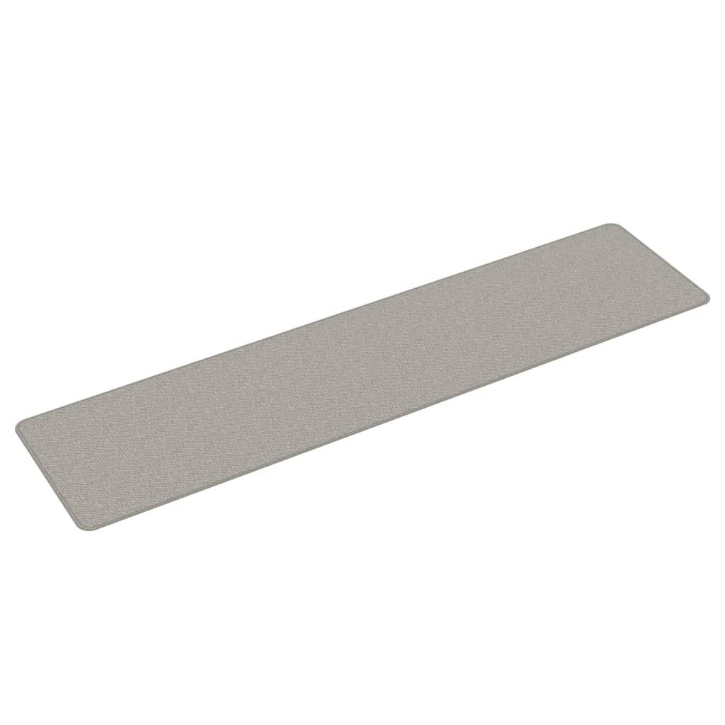 Teppichläufer Sisal-Optik Taupe 50x200 cm-3