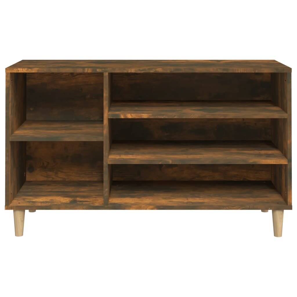 Schuhregal Räuchereiche 102x36x60 cm Holzwerkstoff-4