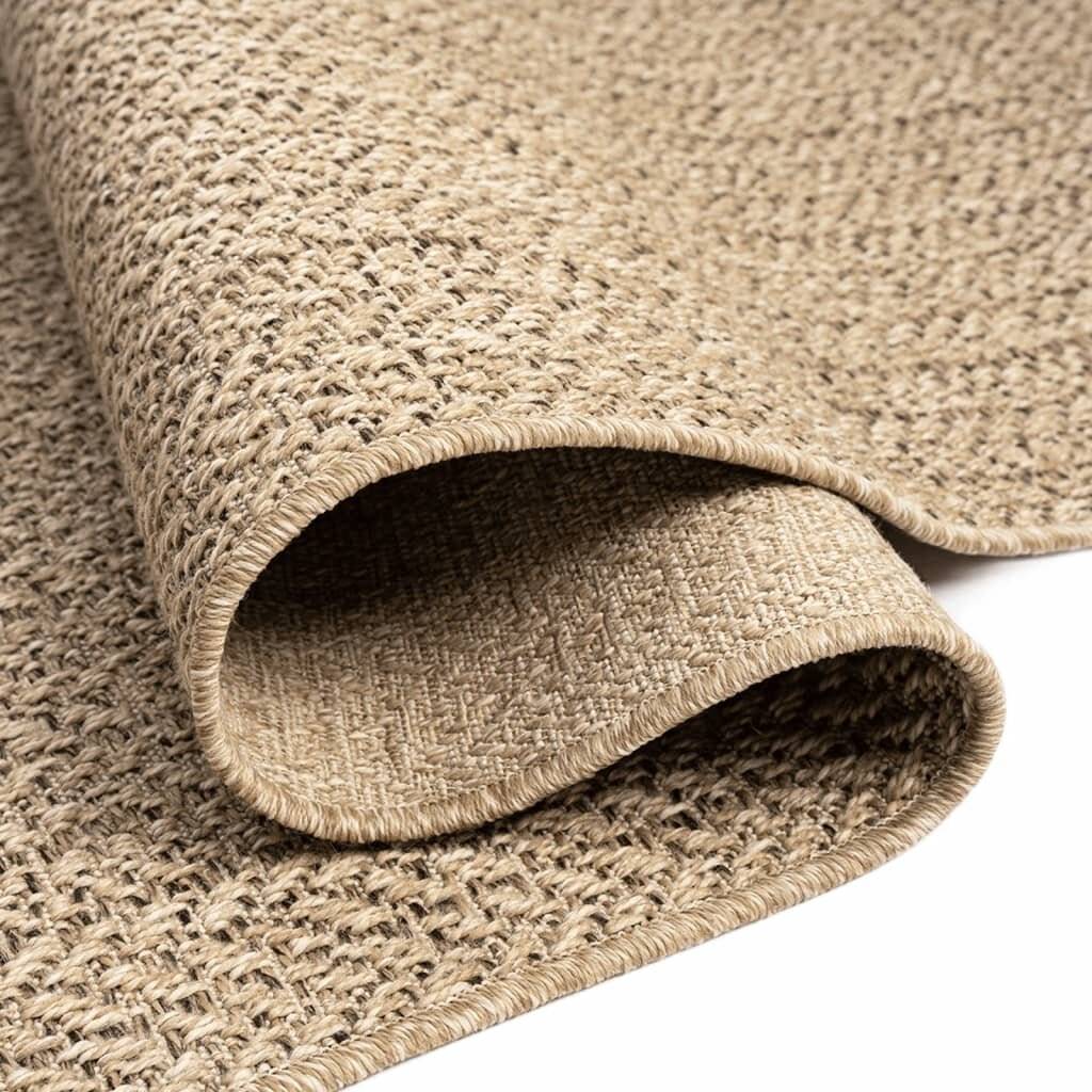 Teppich 120x170 cm Jute-Optik Innen und Außen-4