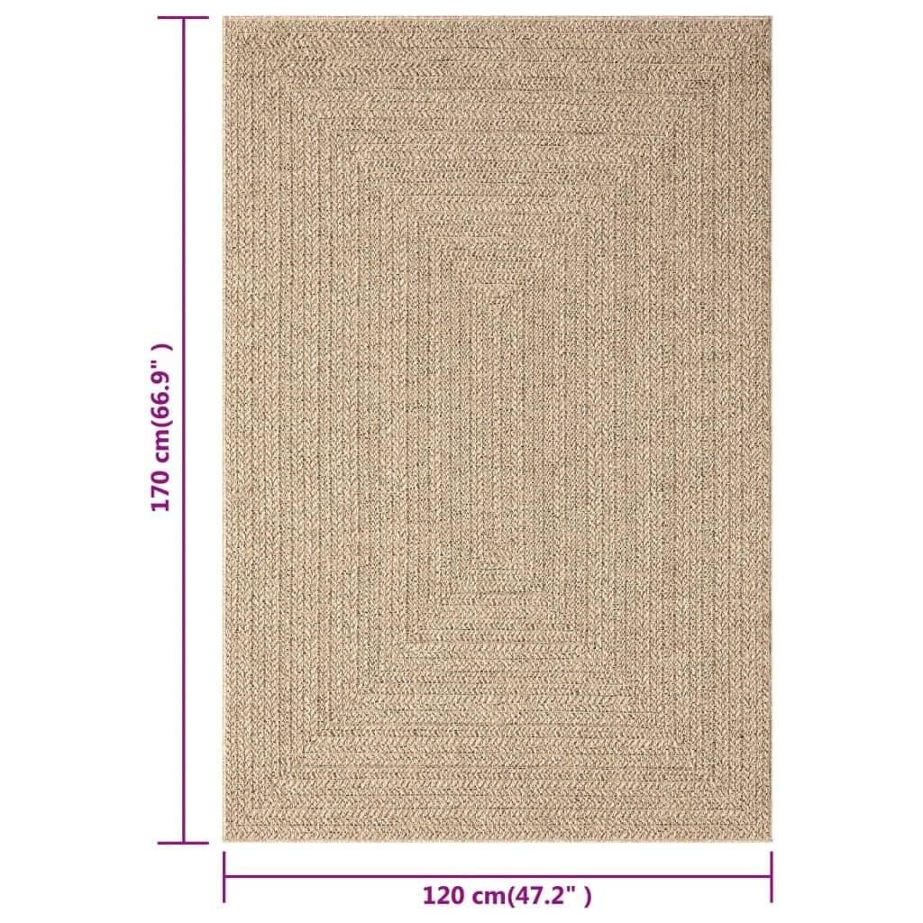 Symbolbild für Teppich 120x170 cm Jute-Optik Innen und Außen