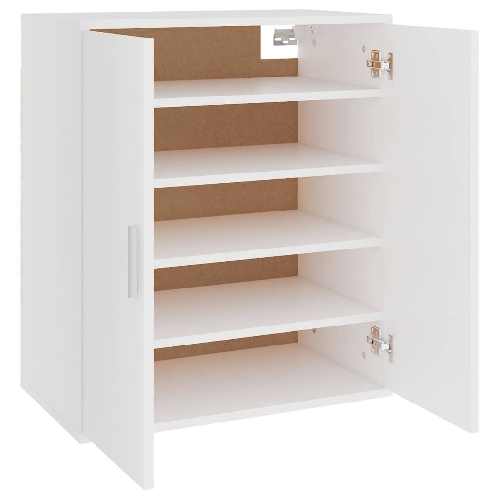 Symbolbild für Schuhschrank Weiß 60x35x70 cm Holzwerkstoff