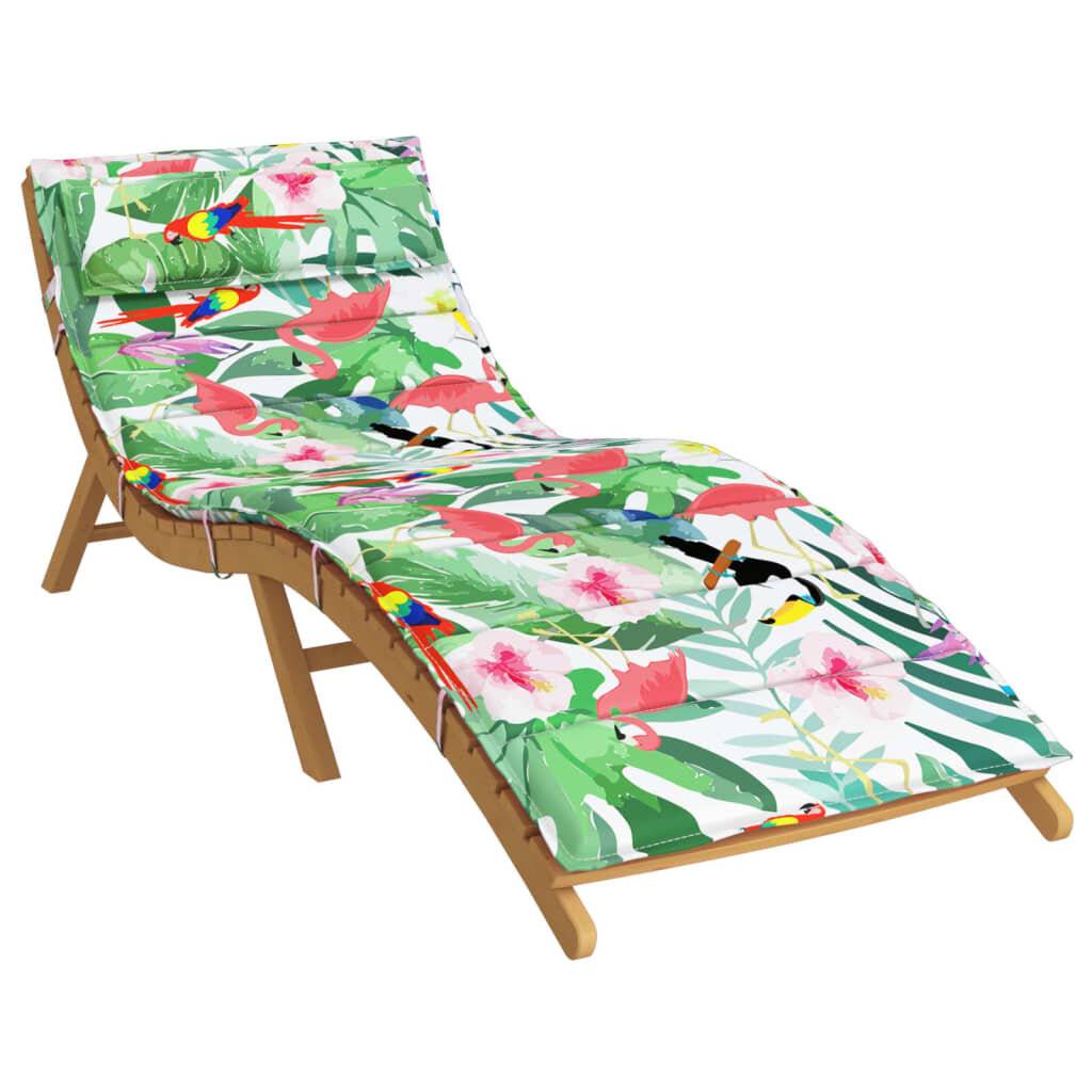 Sonnenliegen-Auflage Mehrfarbig 180x60x3 cm Oxford-Gewebe-2
