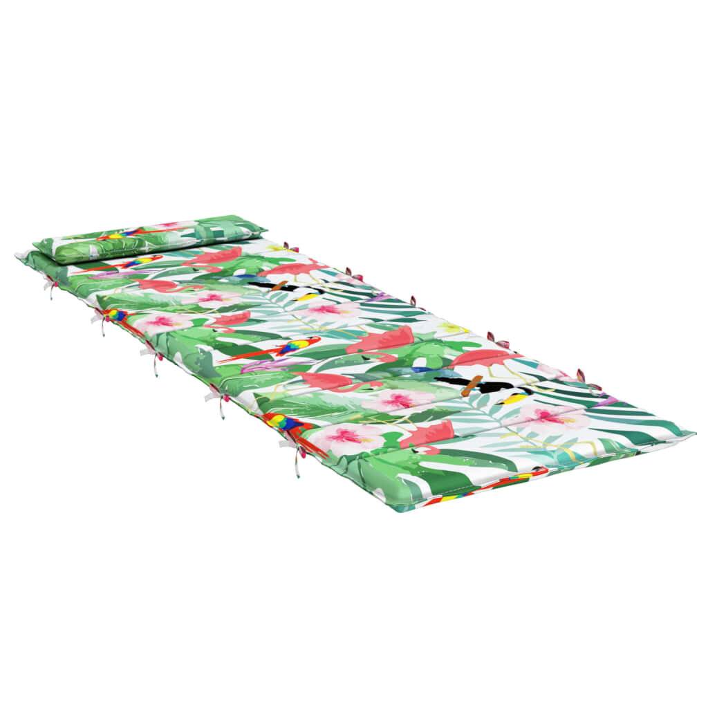 Sonnenliegen-Auflage Mehrfarbig 180x60x3 cm Oxford-Gewebe-3