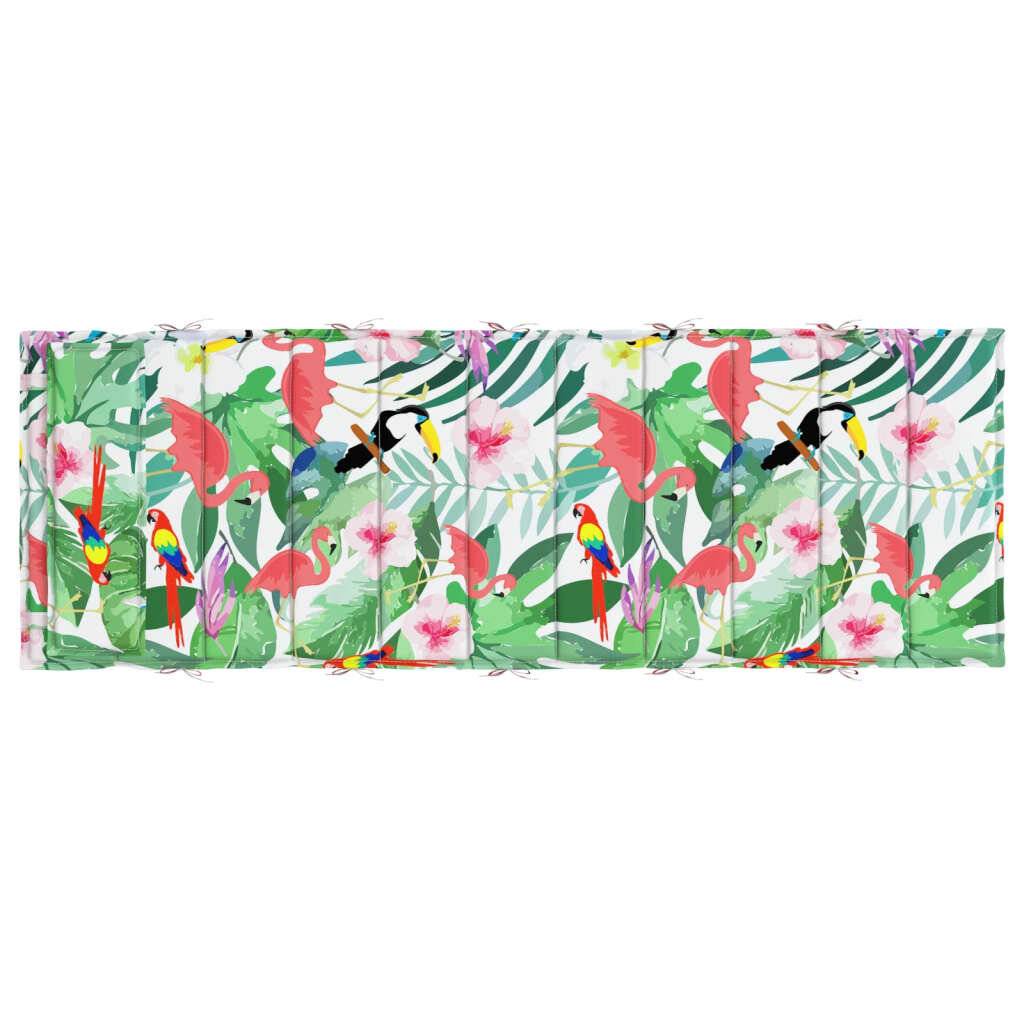 Sonnenliegen-Auflage Mehrfarbig 180x60x3 cm Oxford-Gewebe-4