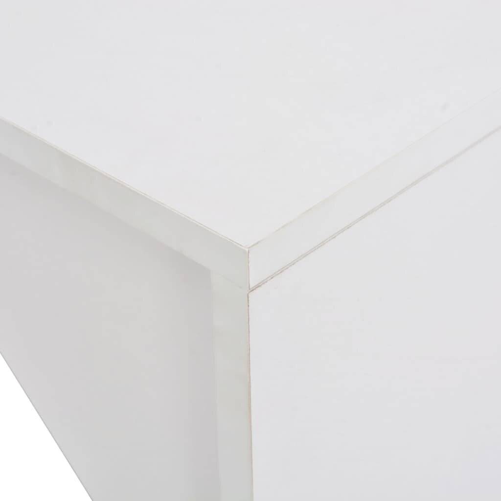 Bartisch mit Schrank Weiß 115 x 59 x 200 cm-4