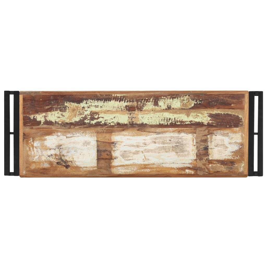 Konsolentisch 90x30x75 cm Altholz Massiv-2