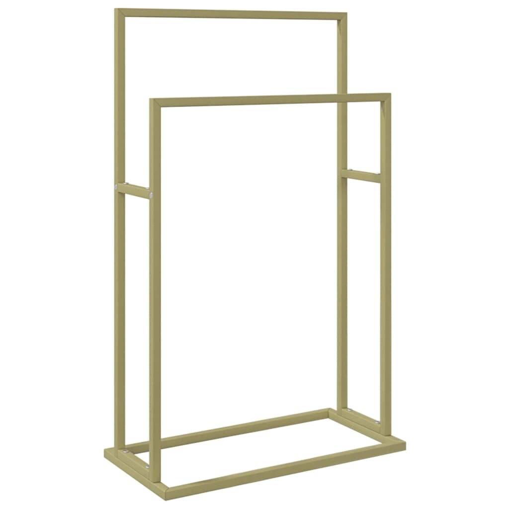 Handtuchständer Gold 48x24x78,5 cm Eisen-1