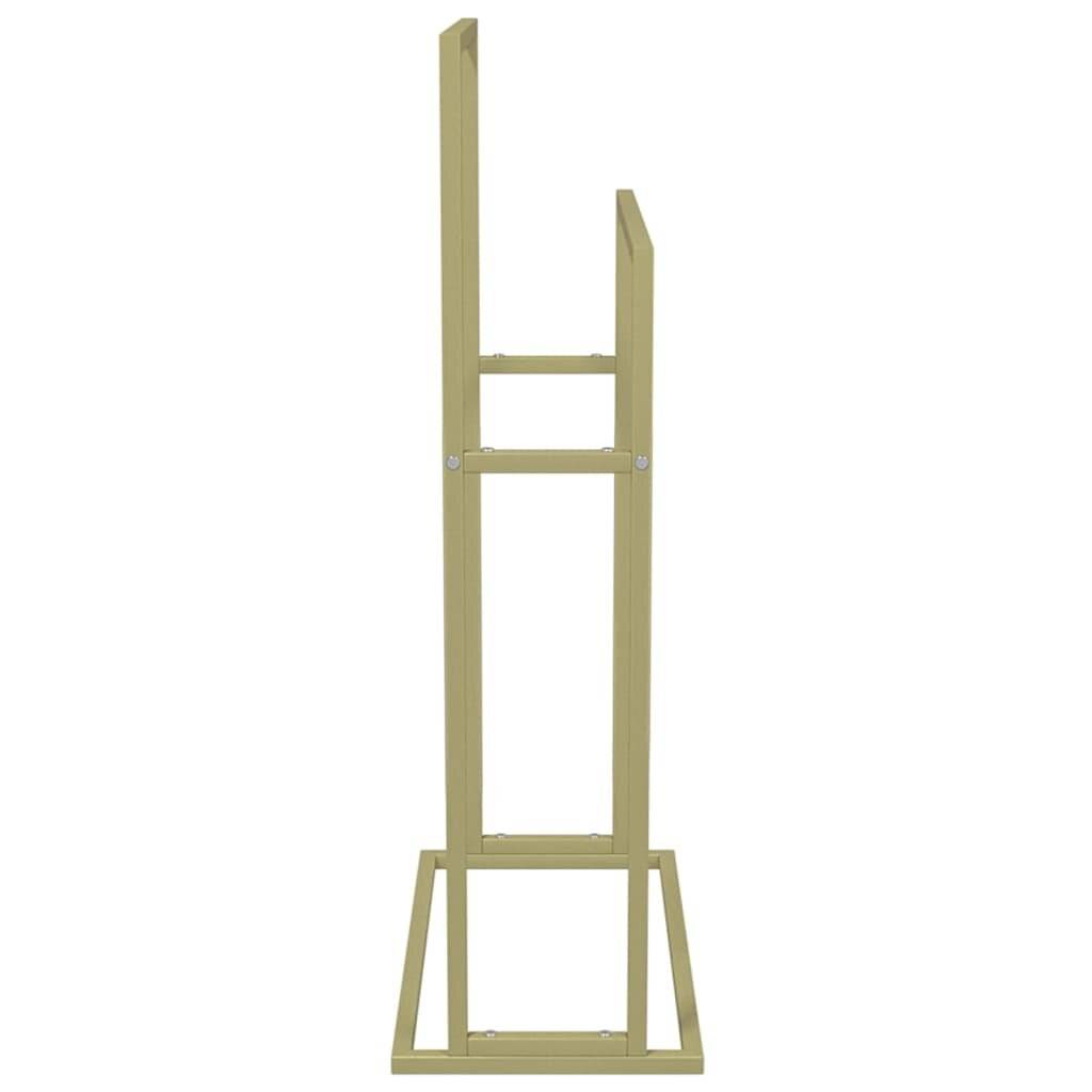 Handtuchständer Gold 48x24x78,5 cm Eisen-3