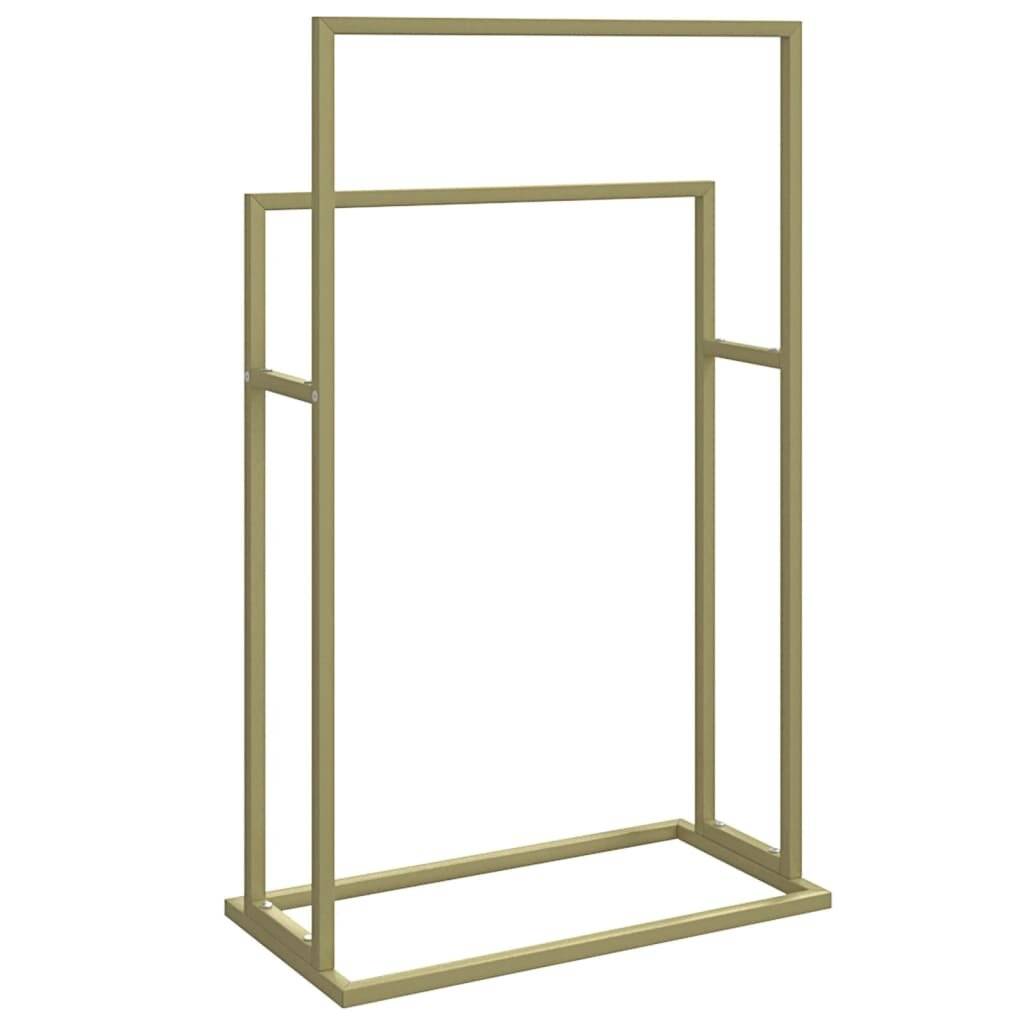 Handtuchständer Gold 48x24x78,5 cm Eisen-4