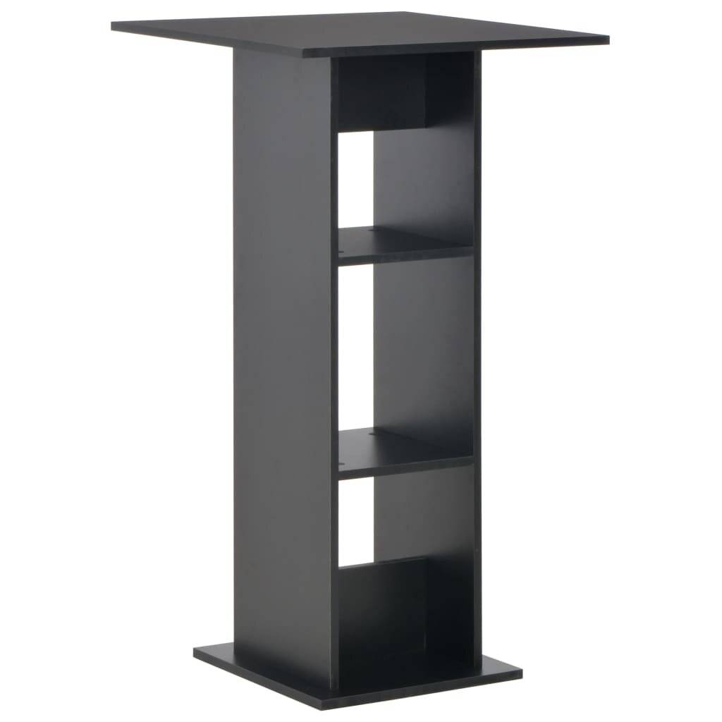 Bartisch Schwarz 60 x 60 x 110 cm-0