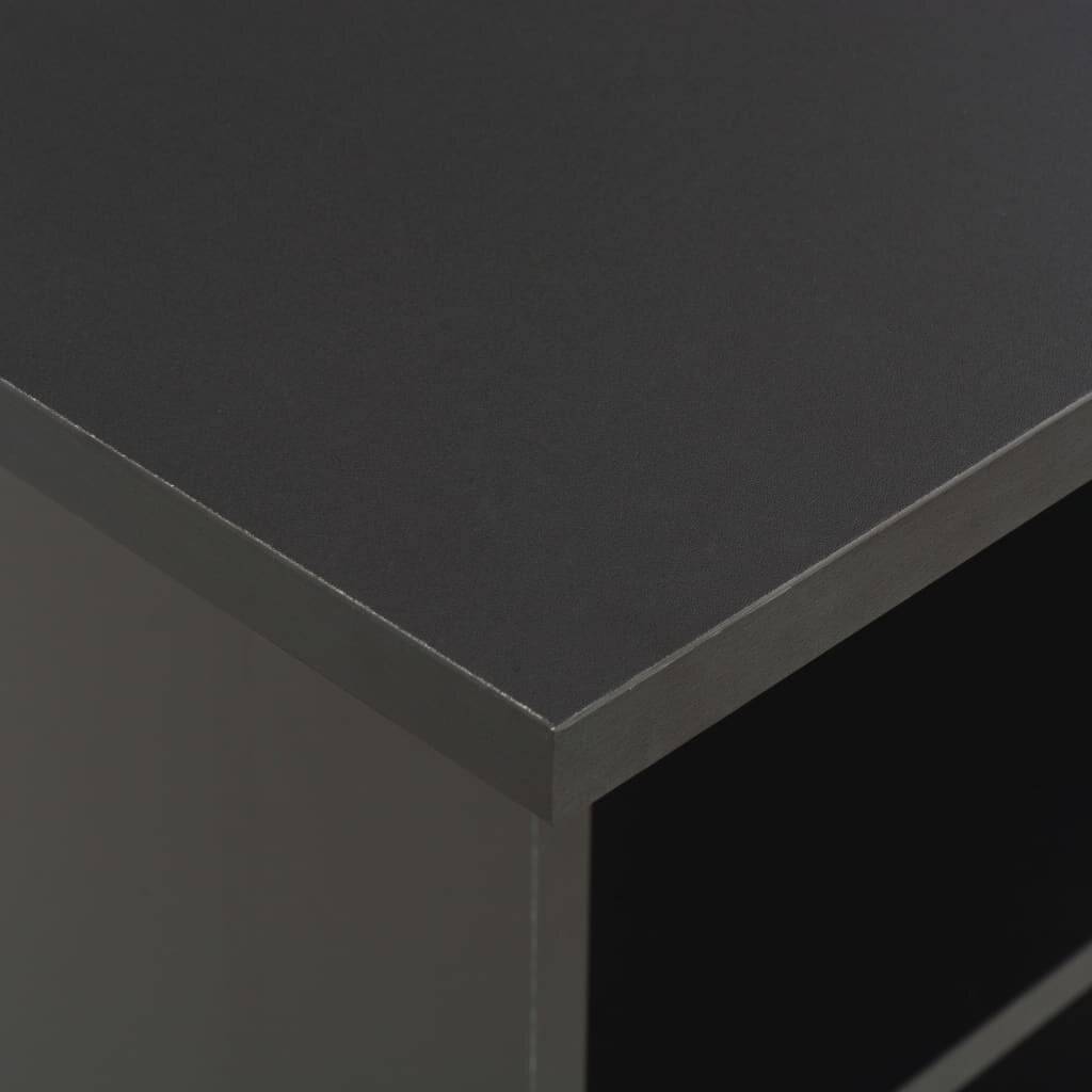 Bartisch Schwarz 60 x 60 x 110 cm-1