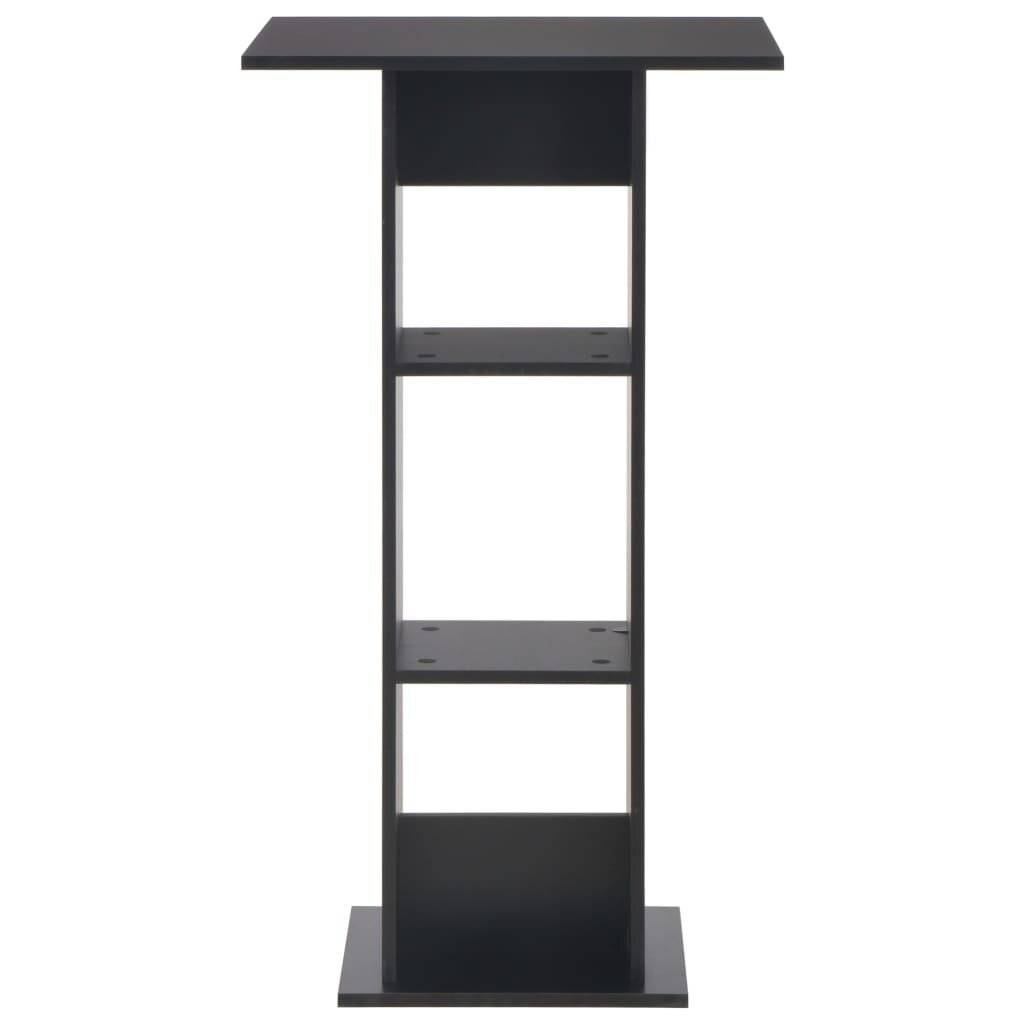 Bartisch Schwarz 60 x 60 x 110 cm-2