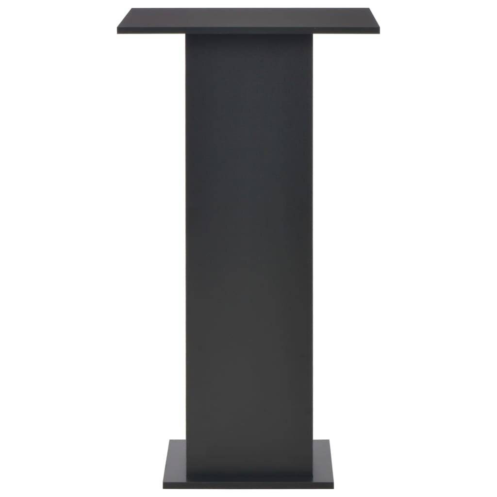 Bartisch Schwarz 60 x 60 x 110 cm-3