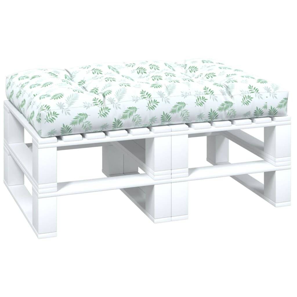 Palettenkissen Blattmuster 120x80x12 cm Stoff-2