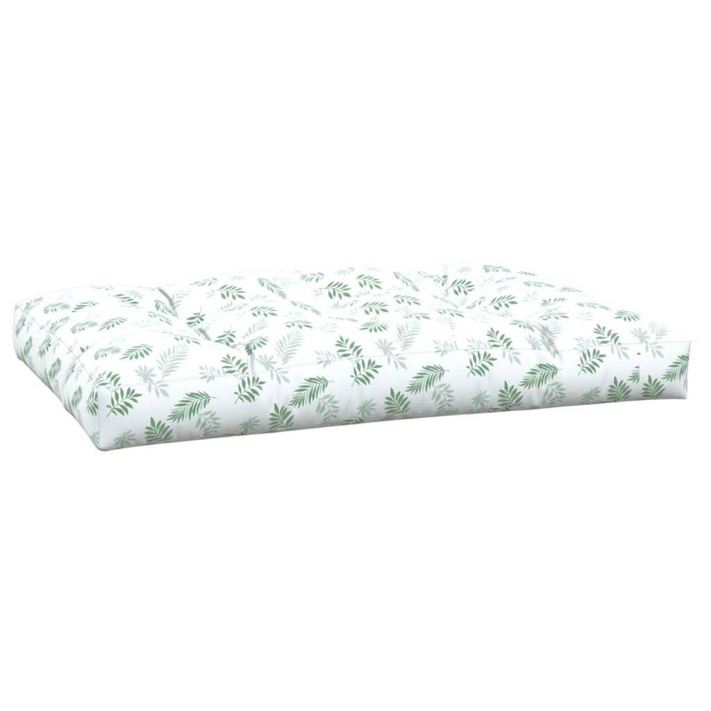 Palettenkissen Blattmuster 120x80x12 cm Stoff-3