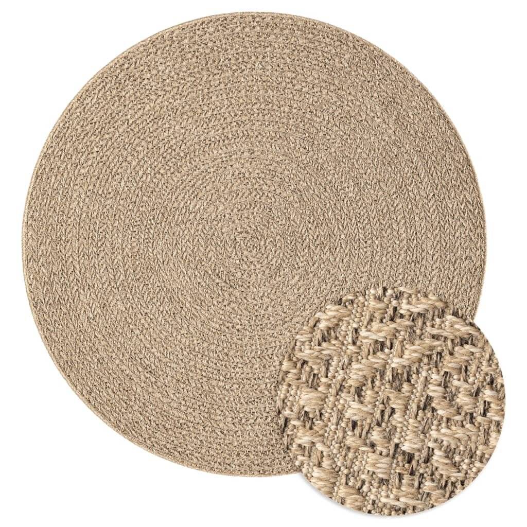 Teppich 90 cm Jute-Optik Innen und Außen-1