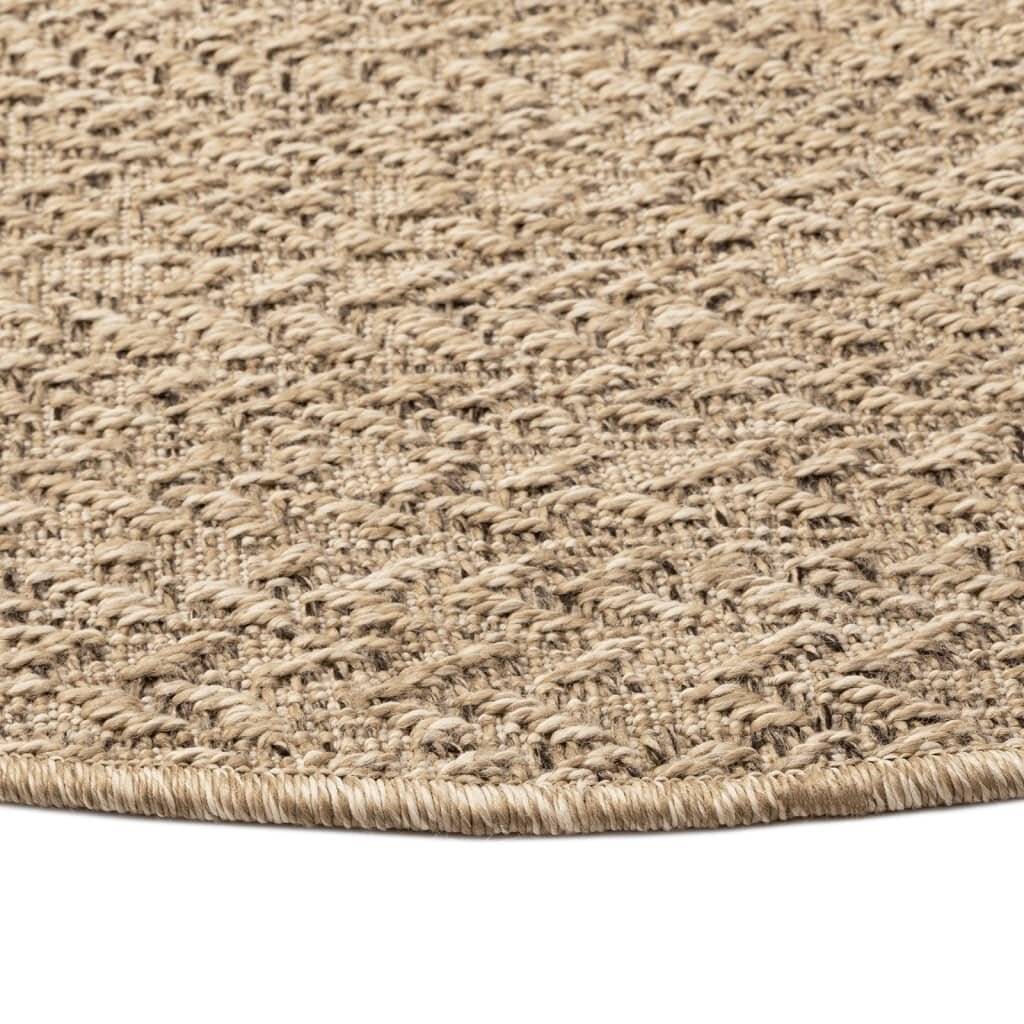 Teppich 90 cm Jute-Optik Innen und Außen-3