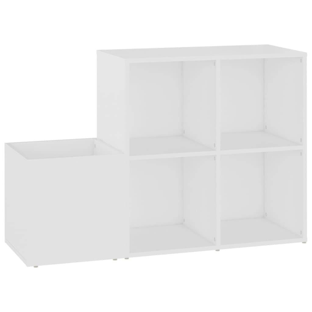 Flur-Schuhschrank Weiß 105x35,5x70 cm Holzwerkstoff-1