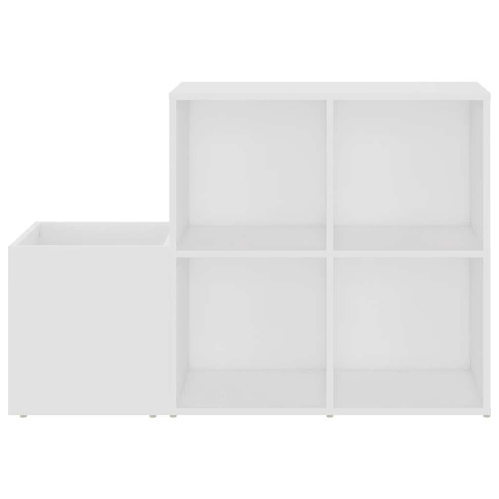 Flur-Schuhschrank Weiß 105x35,5x70 cm Holzwerkstoff-4