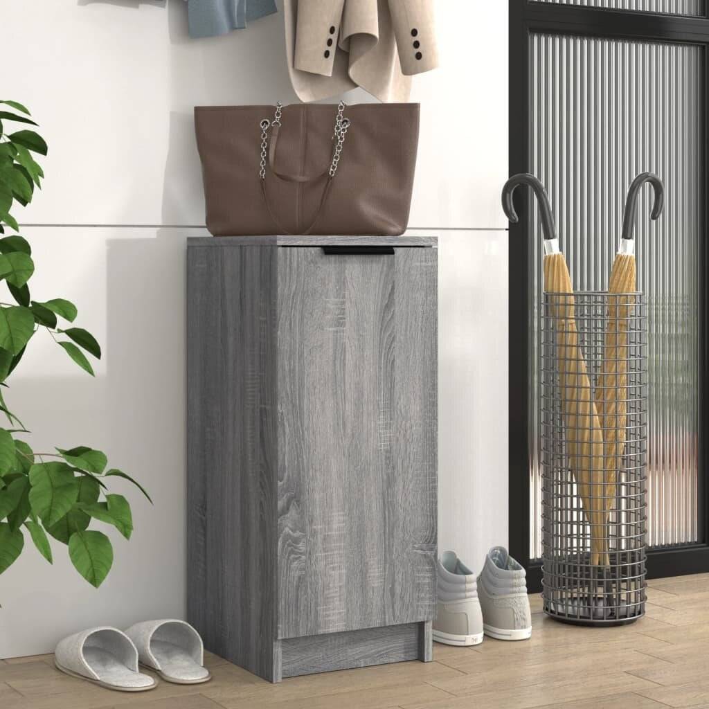 Schuhschrank Grau Sonoma 30x35x70 cm Holzwerkstoff-0