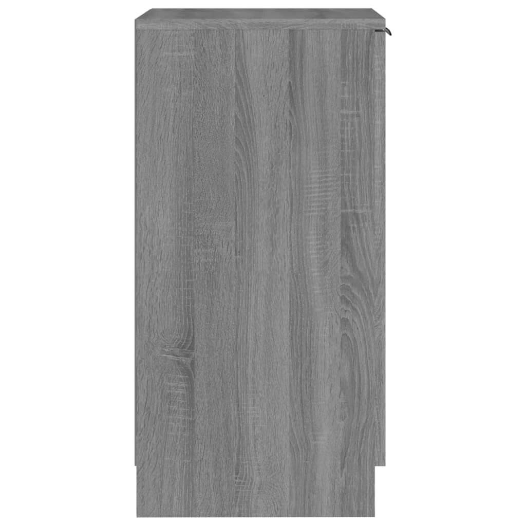 Schuhschrank Grau Sonoma 30x35x70 cm Holzwerkstoff-6