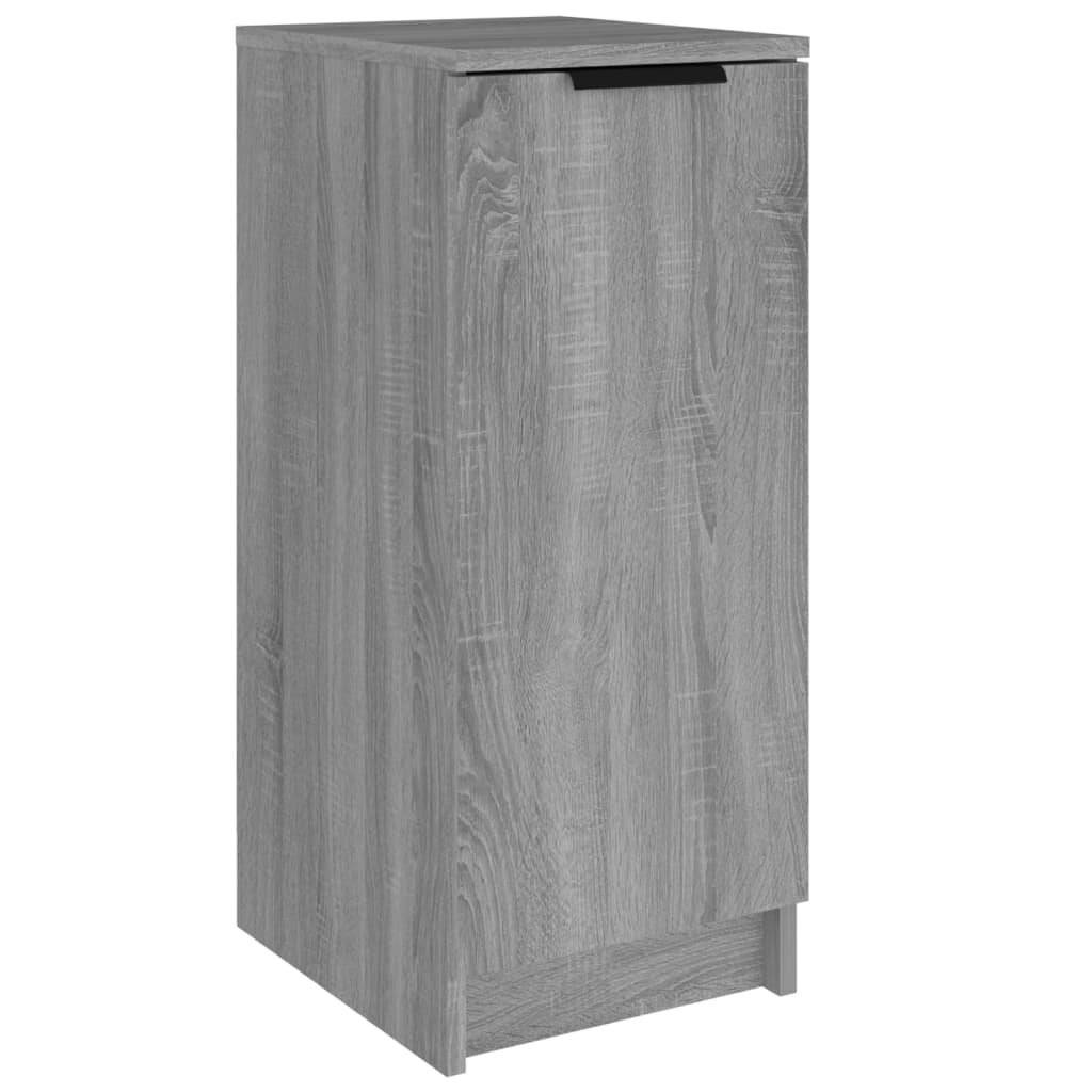 Schuhschrank Grau Sonoma 30x35x70 cm Holzwerkstoff-1