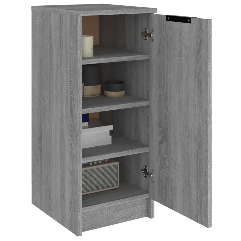 Schuhschrank Grau Sonoma 30x35x70 cm Holzwerkstoff-3