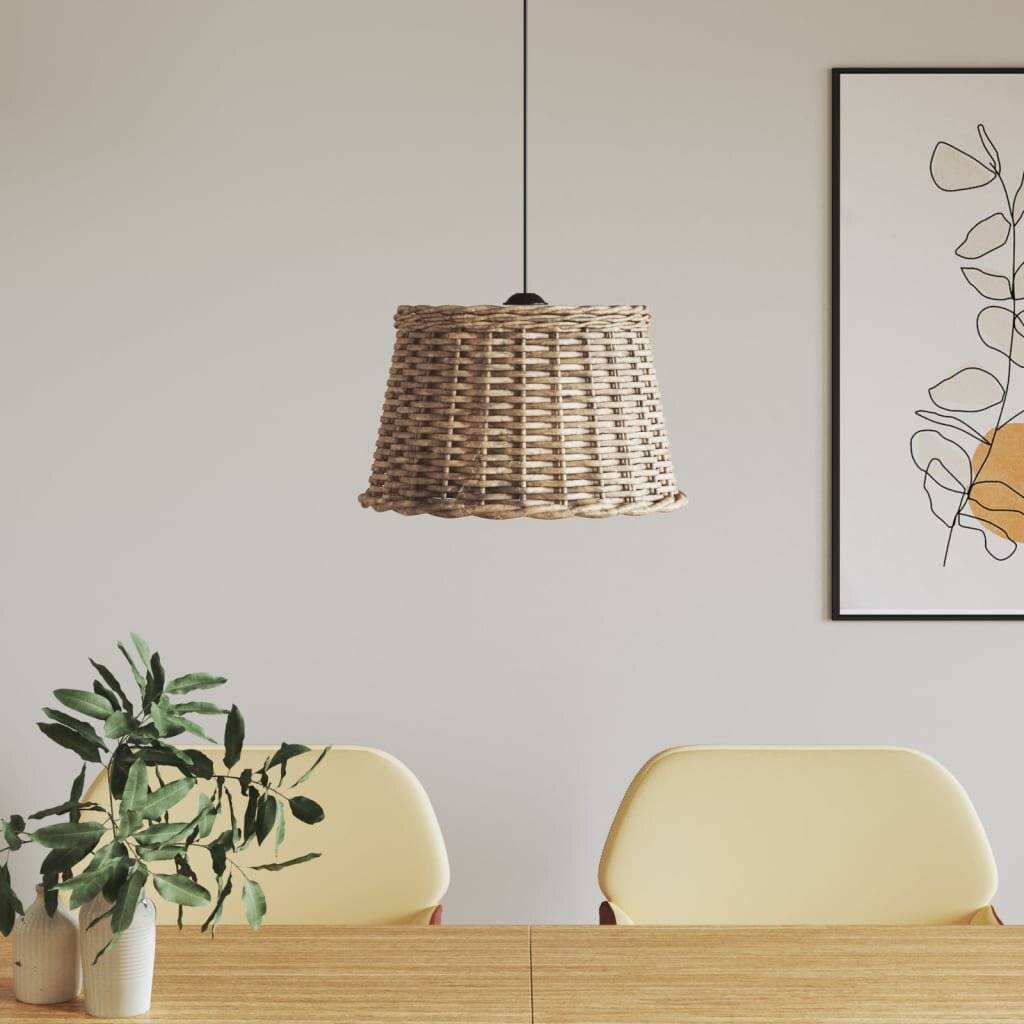 Lampenschirm Braun Ø45x28 cm Korbweide-0