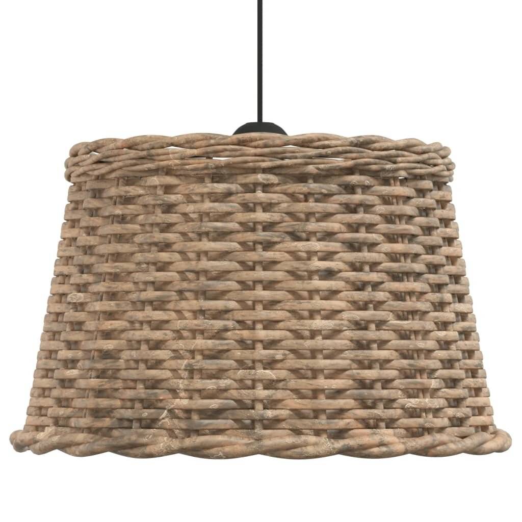 Lampenschirm Braun Ø45x28 cm Korbweide-3