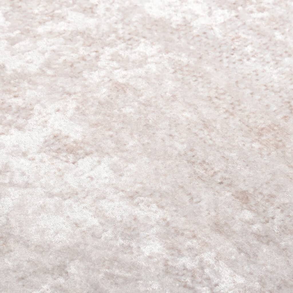 Teppich Waschbar 120x180 cm Hellbeige Rutschfest-2