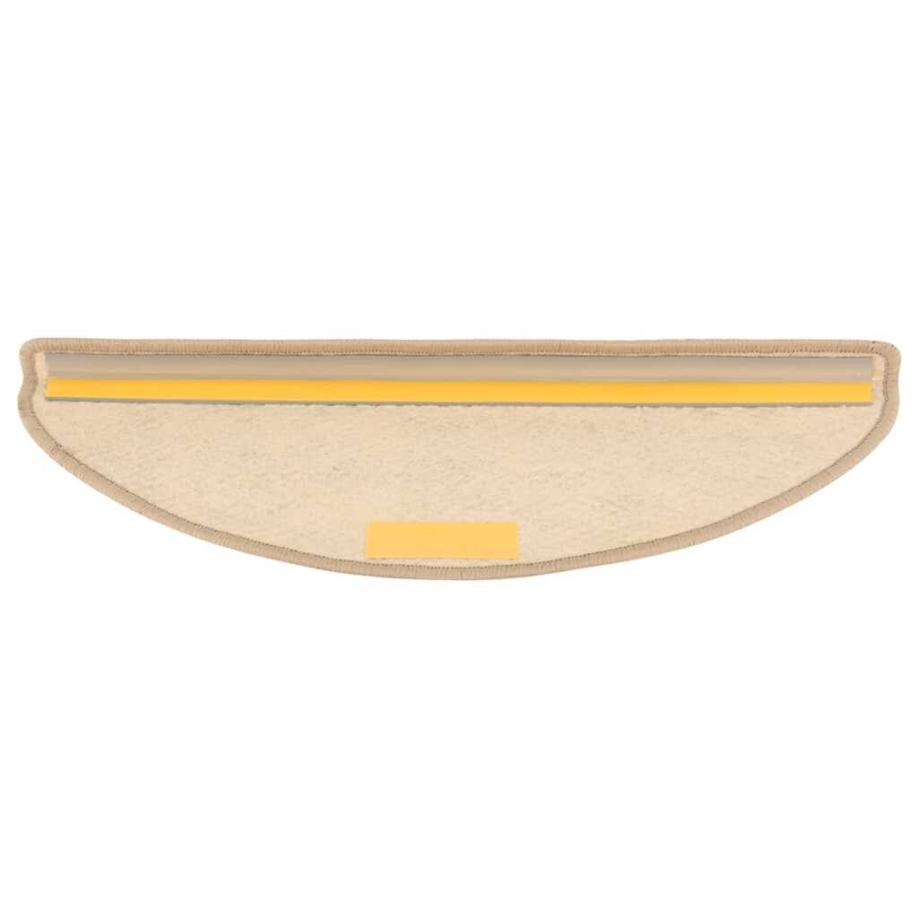 Treppenmatten Selbstklebend Sisal-Optik 15 Stk. 65x25 cm Sand-4