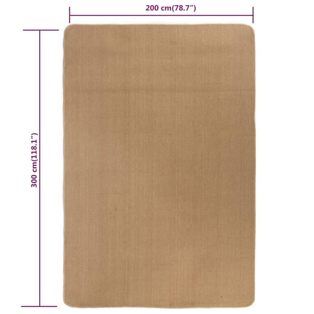 Teppich Jute mit Latex-Rückseite 200x300 cm-4