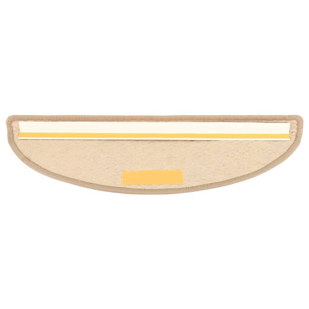 Treppenmatten Selbstklebend Sisal-Optik 15 Stk. 56x20 cm Sand-4