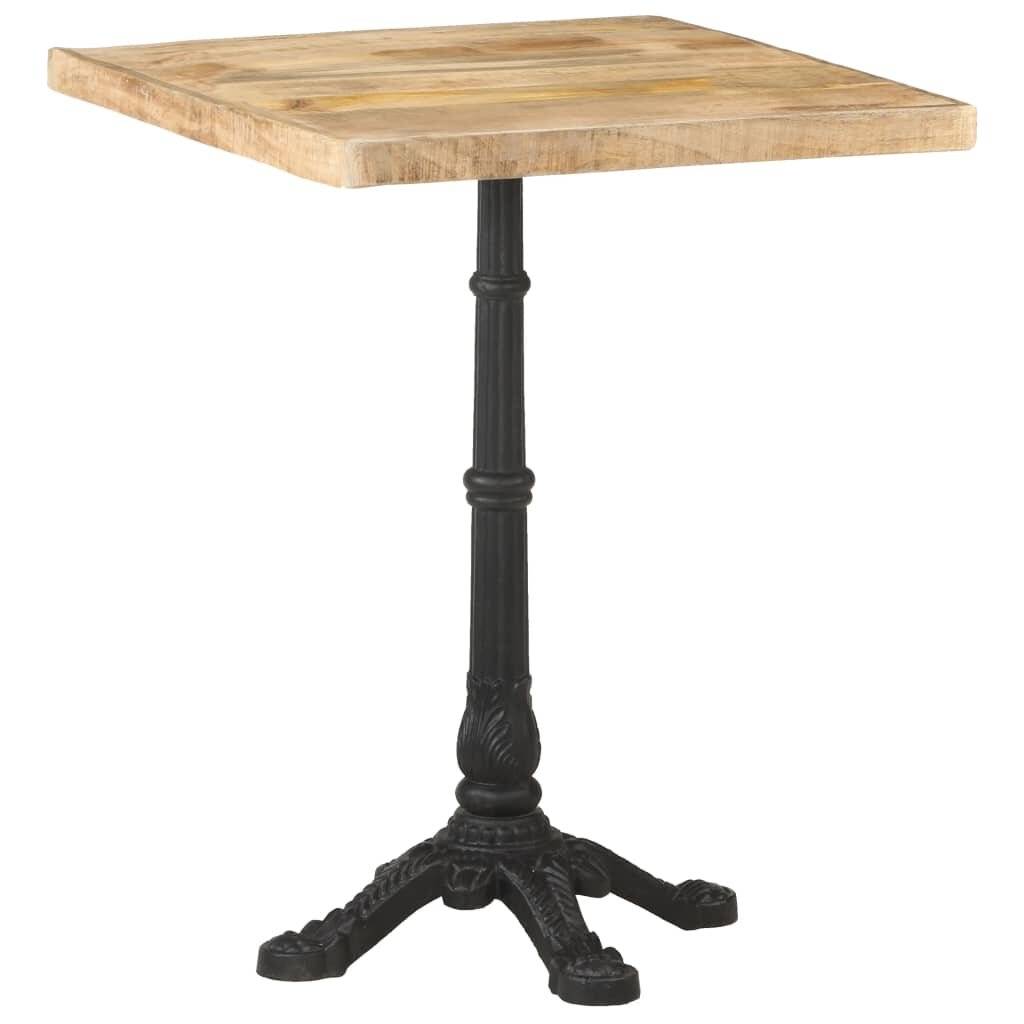 Symbolbild für Bistrotisch 60x60x77 cm Raues Mangoholz