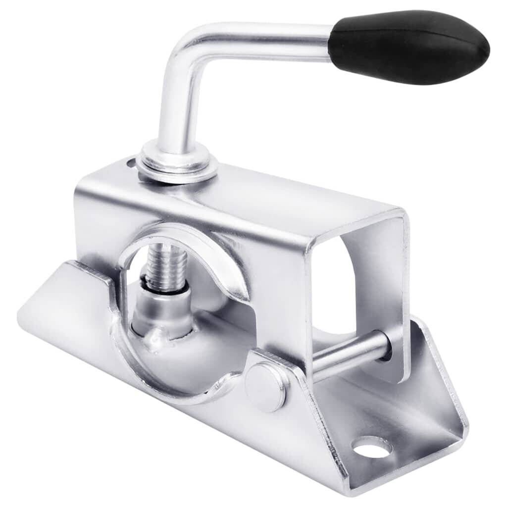 Klemmen für Stützrad 2 Stk. 13,5x6,5x14 cm Verzinkter Stahl-3