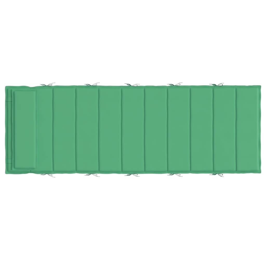 Sonnenliegen-Auflage Grün 180x60x3 cm Oxford-Gewebe-4