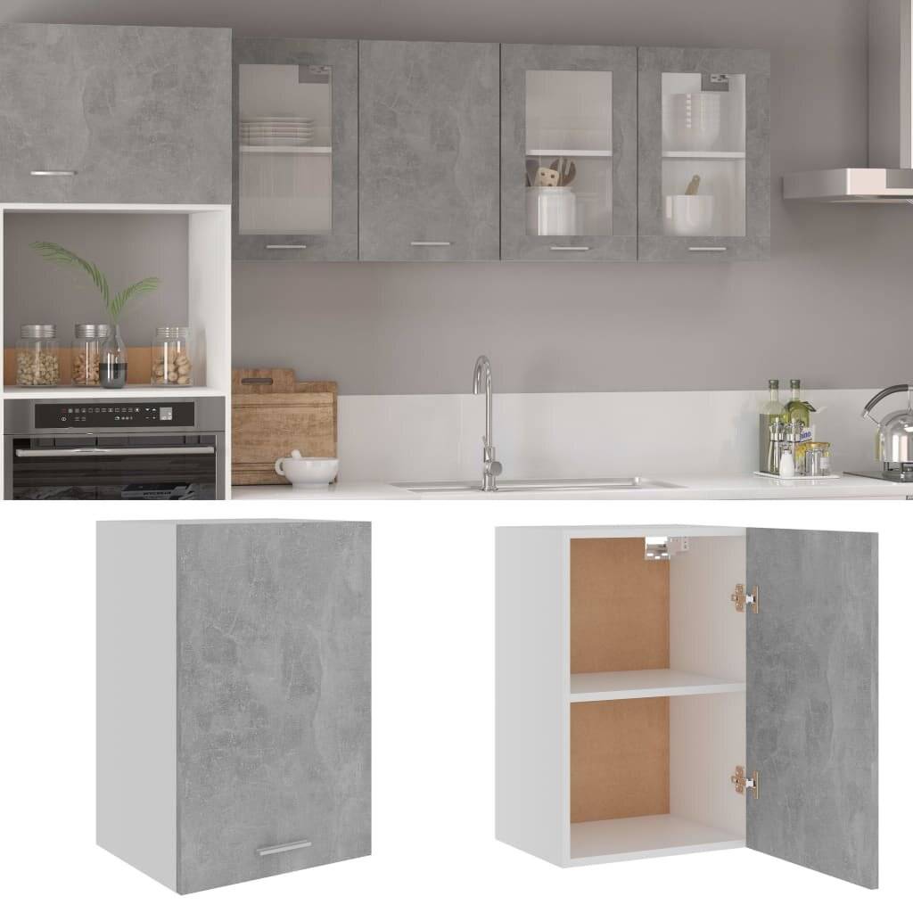 Hängeschrank Betongrau 39,5x31x60 cm Spanplatte-2