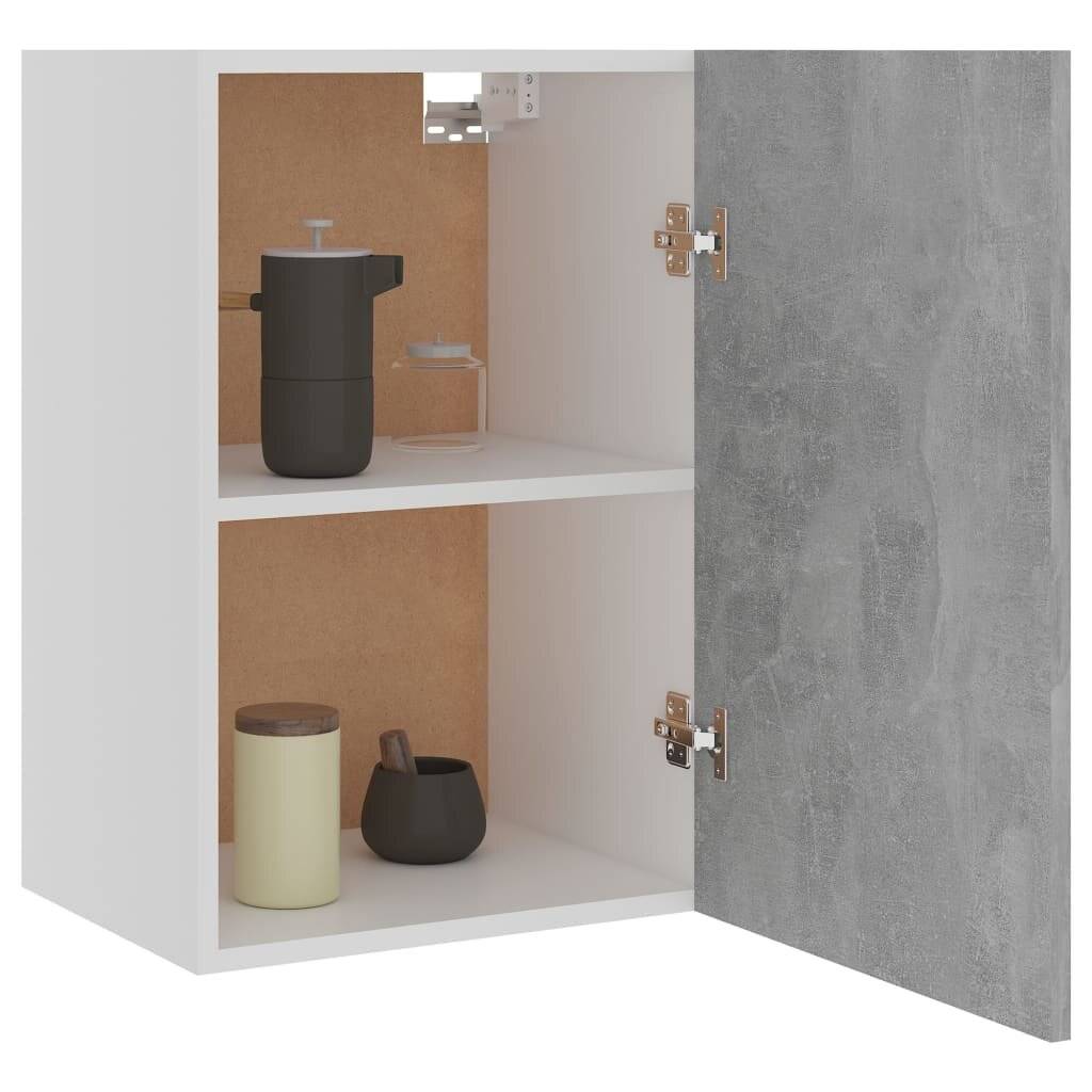 Hängeschrank Betongrau 39,5x31x60 cm Spanplatte-3