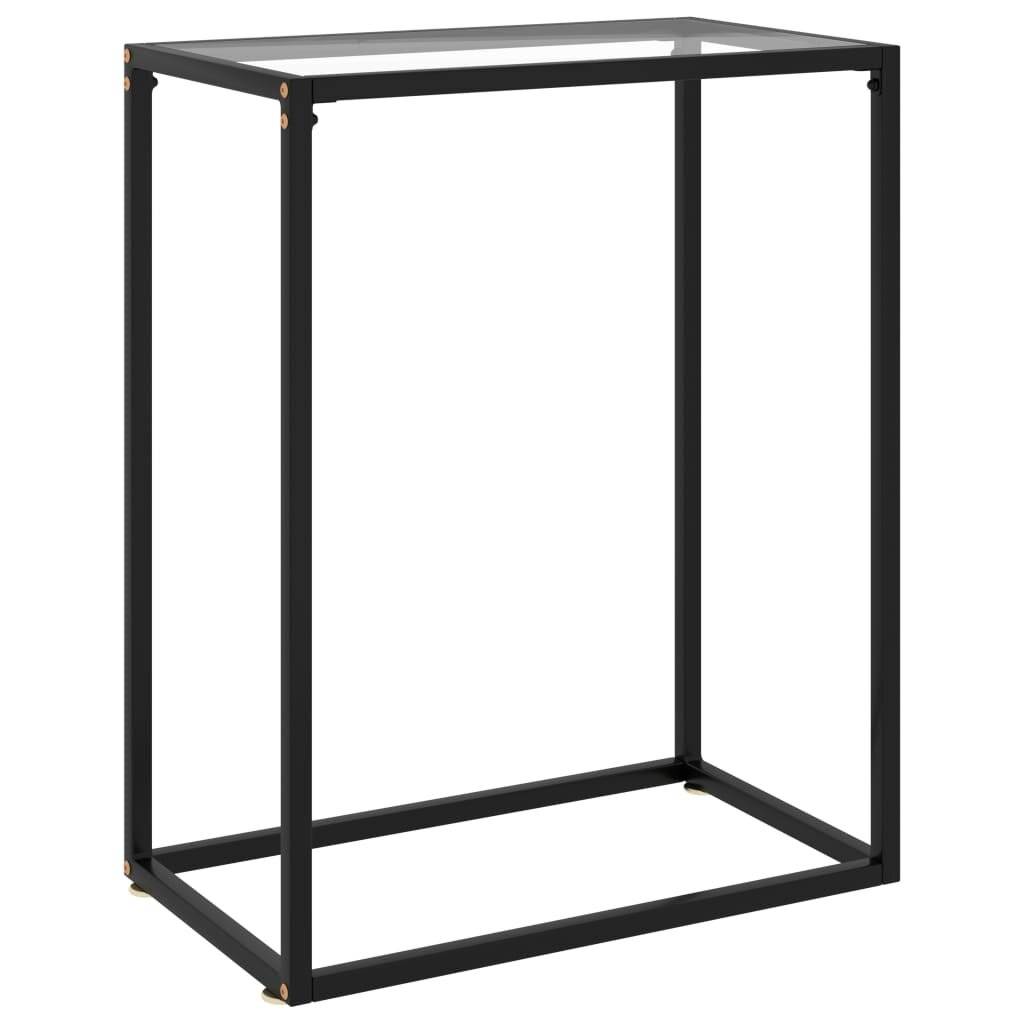 Konsolentisch Transparent 60x35x75 cm Hartglas-0