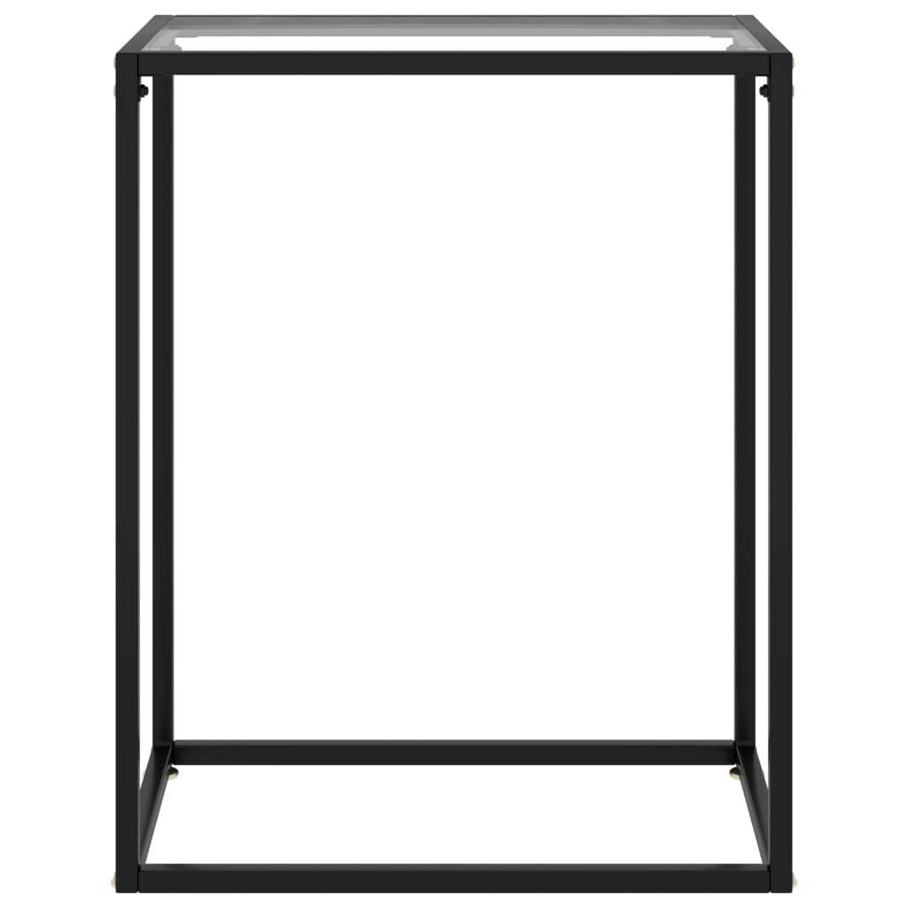 Konsolentisch Transparent 60x35x75 cm Hartglas-2