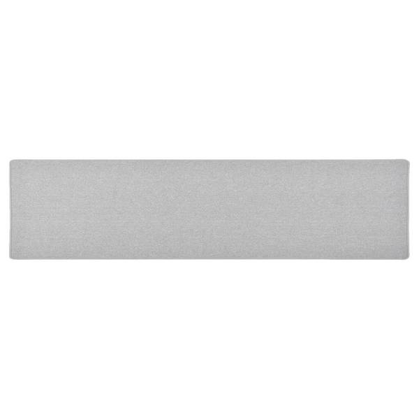 Teppichläufer Hellgrau 50x200 cm